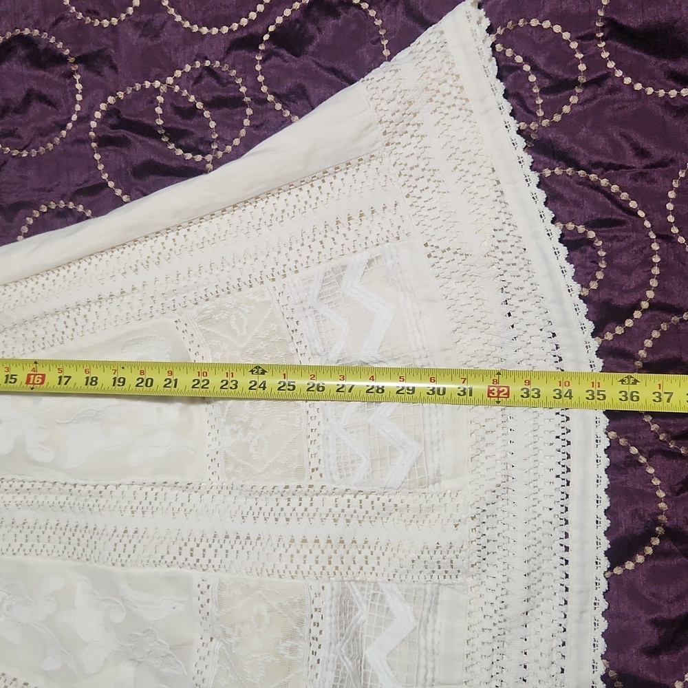 ANTHROPOLOGIE VANESSA VIRGINIA OF ANTHROPOLOGIE WOMEN'S DRES  IVORY LACE. Size 6 - Picture 11 of 11